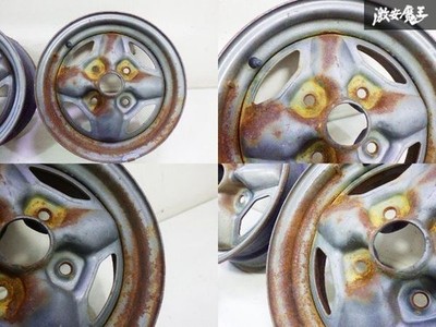 JDM TOYOTA Toyota Genuine TE71 Trueno Levin GT Wheel 13x5J +32 4H PCD11 (No Tires) - Image 3