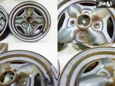 JDM TOYOTA Toyota Genuine TE71 Trueno Levin GT Wheel 13x5J +32 4H PCD11 (No Tires) - Image 4