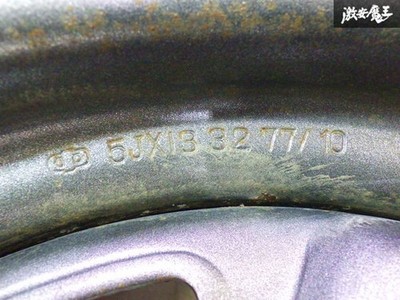 JDM TOYOTA Toyota Genuine TE71 Trueno Levin GT Wheel 13x5J +32 4H PCD11 (No Tires) - Image 6