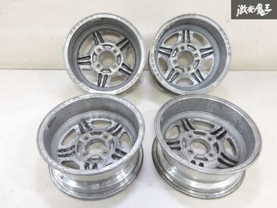 JDM Rare ADVAN RALLY 14x6J +25 PCD 114.3 4H Wheel 4-Wheel Set Yokohama AE86 (No Tires) - Image 6