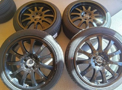JDM Iwatsuki curl 1/11 / 19-inch tire set 4 pieces for Alphard/Vellfir (No Tires)