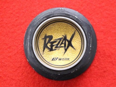 JDM 1 sheet REZAX WORK aftermarket used wheel center cap center cover (No Tires)