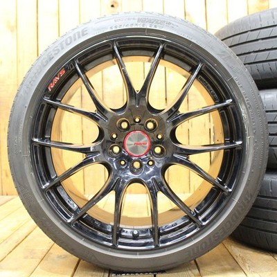 JDM Skyline Estima Alphard C-HR Corolla Black etc. 19RAYS Village 2x7 (No Tires)