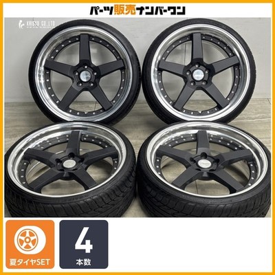 JDM Excellent Condition WORK Gnosis GR203 20in 8.5J +25 10J +38 PCD114 (No Tires)