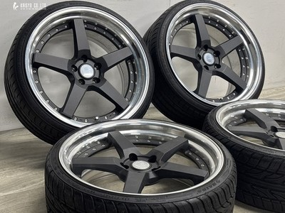 JDM Excellent Condition WORK Gnosis GR203 20in 8.5J +25 10J +38 PCD114 (No Tires) - Image 2