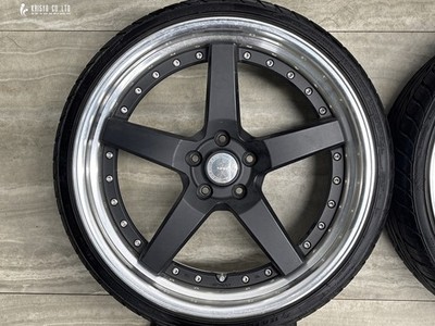 JDM Excellent Condition WORK Gnosis GR203 20in 8.5J +25 10J +38 PCD114 (No Tires) - Image 3