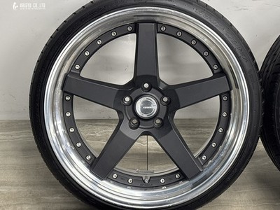 JDM Excellent Condition WORK Gnosis GR203 20in 8.5J +25 10J +38 PCD114 (No Tires) - Image 5