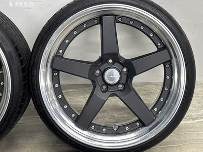 JDM Excellent Condition WORK Gnosis GR203 20in 8.5J +25 10J +38 PCD114 (No Tires) - Image 6