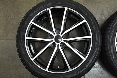 JDM Used Yellow Hat wheel set 4-piece set 18x7.0J +53 PCD 114.3 22 (No Tires) - Image 4