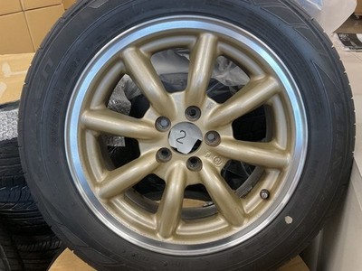 JDM Watanabe wheel and tire set 15-inch PCD 98 (No Tires) - Image 9