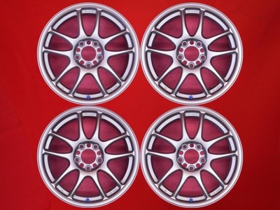 JDM WORK work emotion CR-kai Used Wheels 4-Wheel Set 7J 17 PCD114.3 5-hole + (No Tires)