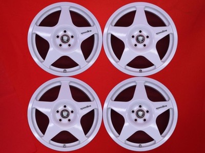 JDM Rare Speedline Corse Challenge used wheels 4-Wheel Set 7J 17-inch PCD100 (No Tires)