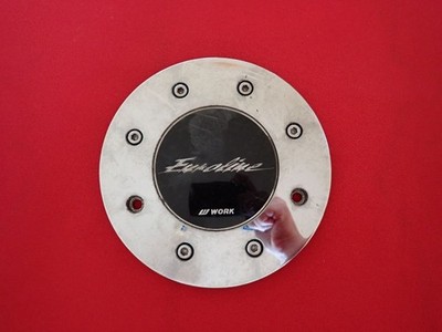 JDM 1 sheet WORK Euroline aftermarket used wheel center cap center cov (No Tires)