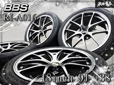 JDM Rare / 2025 model 245/40ZR18 tires with BBS RI-A016 forging wheels (No Tires)