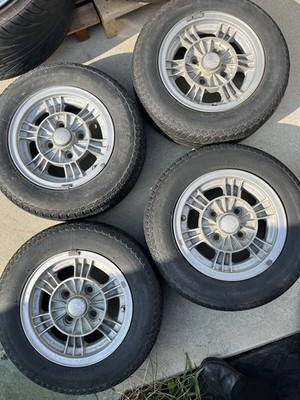 JDM Rare Classic Car Wheel Set ENKEI MAG RACING 135.5JJ +20 PCD114.3 4 (No Tires)