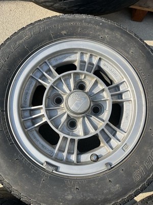 JDM Rare Classic Car Wheel Set ENKEI MAG RACING 135.5JJ +20 PCD114.3 4 (No Tires) - Image 2