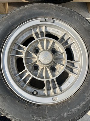 JDM Rare Classic Car Wheel Set ENKEI MAG RACING 135.5JJ +20 PCD114.3 4 (No Tires) - Image 3
