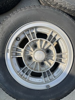 JDM Rare Classic Car Wheel Set ENKEI MAG RACING 135.5JJ +20 PCD114.3 4 (No Tires) - Image 5