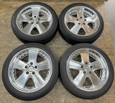 JDM Rare G Corporation ESTATUS 18x8J +38 PCD114.3 5-hole 5H Deep Rim Di (No Tires)