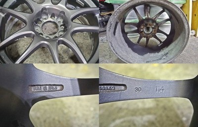 JDM WORK emotionCR Kai 18inc 8.5J +30 PCD114.3 Silvia 180SX S13 S14 JZ (No Tires) - Image 9