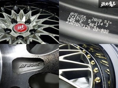 JDM Limited-time sale item WORK VS XV Luster Bronze Gold 20x8.5J +15 PC (No Tires) - Image 9