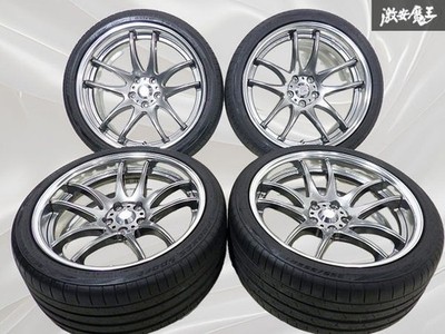 JDM Deep RimConcave WORK EMOTION CR 2P 19x9J +23 / +20 PCD112 5H 5-hole (No Tires) - Image 2