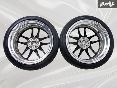 JDM Deep RimConcave WORK EMOTION CR 2P 19x9J +23 / +20 PCD112 5H 5-hole (No Tires) - Image 8
