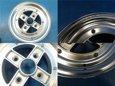 JDM Used SSR FL-2 aluminum wheels single item 104.5J 4-hole 4H 110 sil (No Tires) - Image 5