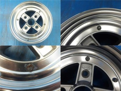JDM Used SSR FL-2 aluminum wheels single item 104.5J 4-hole 4H 110 sil (No Tires) - Image 6