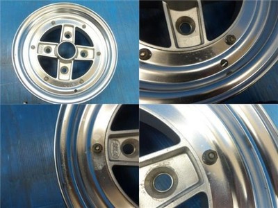 JDM Used SSR FL-2 aluminum wheels single item 104.5J 4-hole 4H 110 sil (No Tires) - Image 7