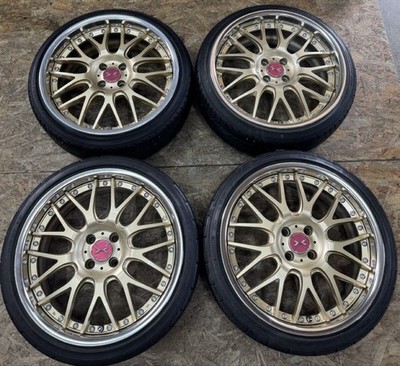 JDM Rare WEDS Maverick 709M 18x7.5J +36 8J +38 PCD100 4-hole 4H Fits Ci (No Tires)