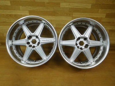 JDM 16-640 Rare Racing Heart TYPE-CR 18in 10J +21 2-Wheel Set R33 R34 GT-R S (No Tires)