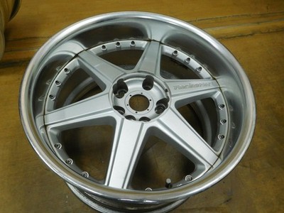 JDM 16-640 Rare Racing Heart TYPE-CR 18in 10J +21 2-Wheel Set R33 R34 GT-R S (No Tires) - Image 2