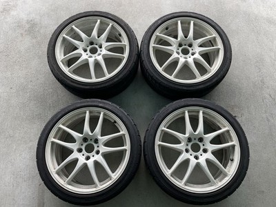 JDM WORK WORKEMOTION CR Kiwami 7.5J+47 18-inch 4-piece set with center (No Tires)