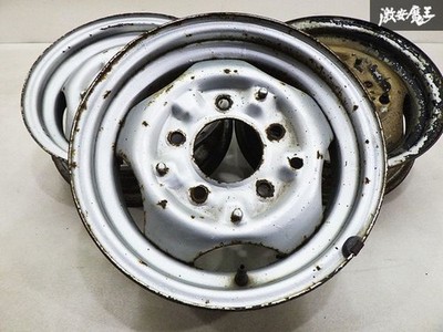 JDM Rare Genuine HONDA S600/S800 Steel Wheel 5-Wheel Set 13x4.5J +32 actual (No Tires) - Image 3