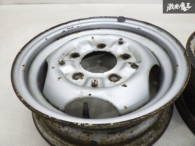 JDM Rare Genuine HONDA S600/S800 Steel Wheel 5-Wheel Set 13x4.5J +32 actual (No Tires) - Image 7