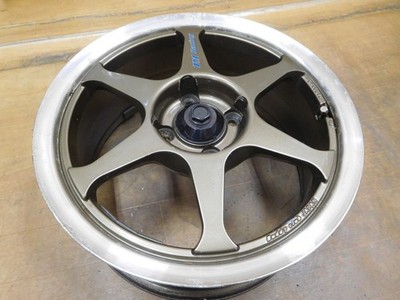 JDM 16-641 Rare P1 Racing 215in 6.5J +40 PCD100-4H 2-Wheel Set Roadster EG C (No Tires) - Image 5