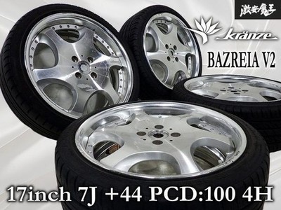 JDM WEDS Weds Kranze Kranze Bazleia V2 17x7J +44 PCD:100 4H 4-hole Tire (No Tires)