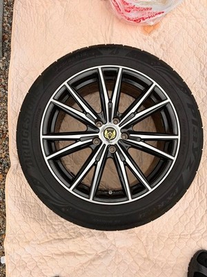 JDM BRIDGESTONE 18-inch tires and wheels weds RIZLEY DK (No Tires)