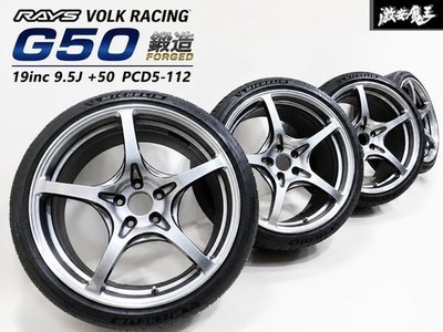JDM "Beautiful" RAYS VOLK RACING G50 forging 19x9.5J +50 5-hole PCD112 (No Tires)