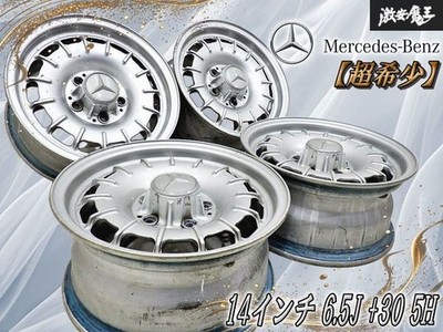 JDM Mercedes-Benz W108 Genuine 14x6.5J +30 PCD:112 5H 5-hole Sazae Whee (No Tires)