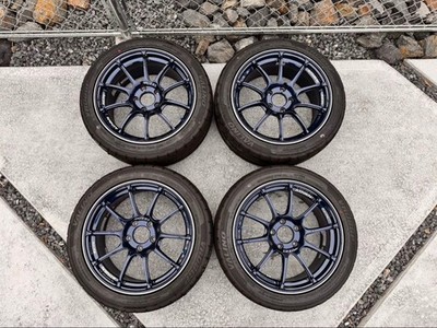 JDM Advan Racing RZII PCD114.3 5H 4-Wheel Set (No Tires)