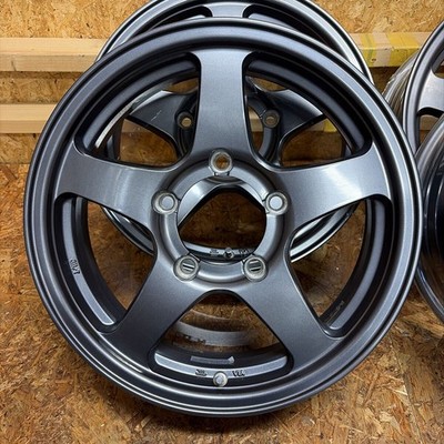 JDM Rare Size MID Jimny Exclusive Setting 16x5.5J+22 139.7/5 holes (No Tires) - Image 2