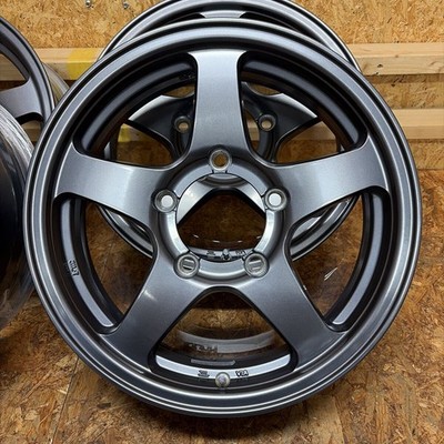 JDM Rare Size MID Jimny Exclusive Setting 16x5.5J+22 139.7/5 holes (No Tires) - Image 4