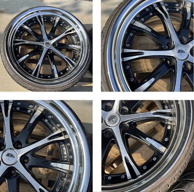 JDM Deep rim WORK SCHWERT SW4 204-Wheel Set 9.5J+15 / 10.5J+11 PCD114.3 5H W (No Tires) - Image 2