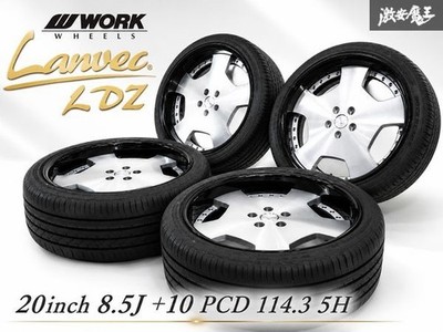 JDM / Display car WORK WORK Lanvec LDZ 20x8.5J +10 PCD 114.3 5H 2023 mo (No Tires)