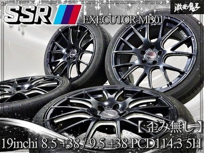 JDM Distortion None SSR EXECUTOR MB01 198.5 +38 / 9.5 +38 PCD114.3 5H (No Tires)