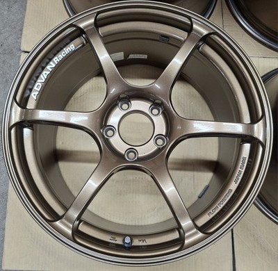 JDM Excellent Condition Yokohama ADVAN Racing RG3 Wheels 4-Wheel Size (No Tires) - Image 3