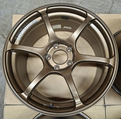 JDM Excellent Condition Yokohama ADVAN Racing RG3 Wheels 4-Wheel Size (No Tires) - Image 4
