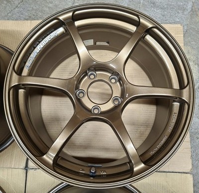 JDM Excellent Condition Yokohama ADVAN Racing RG3 Wheels 4-Wheel Size (No Tires) - Image 5
